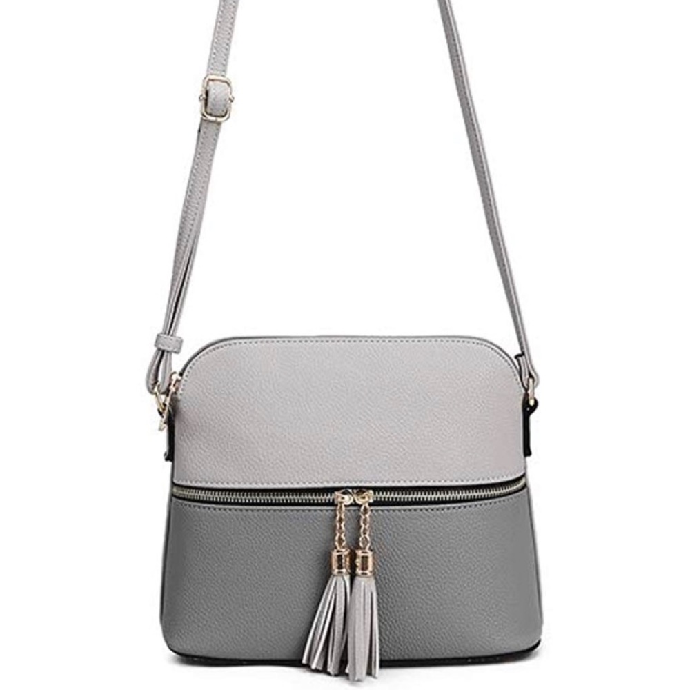 Light weight medium crossbody bag with tassel - Picture 6 of 8